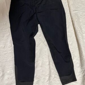 Piper riding breeches black sz 38 r